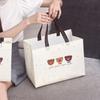 Bolsa Tote Laminada Impermeable No Tejida Ecológica para Tienda de Ropa Embalaje de Prendas Bolsa de Compras, Ecológica y Engrosada
