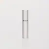 Botella de Perfume de Aluminio de Cabeza Plana de 5ml Transfronteriza Botella con Atomizador Botella Mini Recargable Carcasa de Aluminio Botella Portátil de Viaje Botella de Muestra