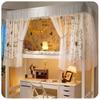 Cortinas de Cama e Lençóis de Elástico para Dormitórios Estudantis, Mosquiteiros Blackout, Cortinas Integradas para Beliches, Cortinas de Princesa, Cortinas de Gaze e Cortinas de Privacidade