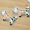 Botones de resina de cachorros con estampado colorido, botones con forma de animal de dos ojos, para ropa infantil, camisas y costura; stock de fábrica disponible