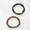 Colección de Pulseras de Piedra Natural para Hombre Estilo Oscuro Transfronterizo Pulseras Modernas Geniales para Hombres Suministro para Vendedores Ambulantes Venta al por Mayor en Stock