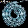 Venta Caliente Transfronteriza 8x9mm Cristal de Oliva Verde Fantasma Cristal Hexagonal Barril Cuentas DIY Accesorios para Joyería Mayoreo