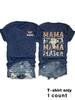 Camiseta de mujer MAMA de moda europea y americana con cuello redondo en stock, Amazon, en stock, manga corta suelta, comercio exterior, venta al por mayor, en stock