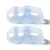Separador de Dedos de Pie de Tres Agujeros, Juego de Corrección de Juanetes, Separador para Solapamiento del Hueso del Dedo Gordo del Pie, Almohadilla Separadora de Dedos Suave Anti-Abrasión