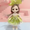 Caixa de presente com traje de princesa para boneca de 17cm, roupas para instituições de treinamento de crianças e meninas, podem ser trocadas, atacado