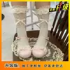 Sapatos de Salto Único Lolita Redondos Confortáveis e Fashionáveis para Uso Externo Estilo Japonês Mais Vendidos Versátil Laço 2026 Novo Bico Fino Salto Baixo