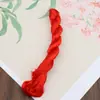 Hilo de Seda Sin Torcer, Envoltura Tradicional de Flor de Terciopelo, Materiales Hechos a Mano, Hilo de Seda Sin Retorcer, Venta al por Mayor de Accesorios Hanfu