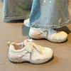 2026 Nuevas Zapatillas Deportivas Casuales de Moda Versátiles Cómodas Populares que Aumentan la Altura con Cordones Delanteros Bloque de Color para Mujer