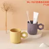 Taza de plástico simple para enjuague bucal al por mayor 2 yuanes tienda departamental taza de plástico para lavar baño del hogar taza de plástico para adulto para cepillarse enjuague bucal