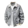 Chaqueta Talla Grande M-XL para Hombre, Popular Abrigo de Primavera con Gráfico 3D, Chaqueta de Alta Gama Retro Americana para Pareja Detroit