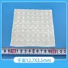 Almohadillas Anticolisión para Muebles de Gabinete Plano, Almohadillas Anticolisión con Adhesivo Posterior, Almohadillas de Silicona con Adhesivo Posterior, Amortiguadoras y Antideslizantes