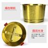 Cuenco para Quemar Papel Doméstico Cuerno de la Abundancia Cuenco para Quemar Cuenco para Quemar Acero Inoxidable Fibrazier Yuanbao Barril de Hierro Barril para Quemar Papel Po Barril para Quemar