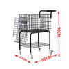 Carrinho Coletor de Bolas de Tênis Carrinho Coletor de Bolas de Tênis Estrutura do Carrinho Cesta Coletora de Bolas Carrinho Coletor de Bolas Carrinho para Treinador Cesta de Armazenamento