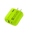 Cargador de CA Mecha con Forma de Dedo de 45W Adaptador de Corriente 5V2A12W Adaptador de Carga Rápida Pd25W Amarillo Verde
