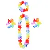 Accesorios Fotográficos para Fiesta en la Playa de Hawái Guirnalda de Flores Simulada Pulsera Collar Decoración de Premios para Actividades de Team Building Tocado