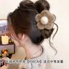 Pinzas para el pelo de felpa de otoño e invierno para mujer, con un aspecto sofisticado, adecuadas para quienes tienen el pelo fino, diseñadas para la parte trasera de la cabeza, estilo tiburón, estilo coreano, accesorios para el pelo versátiles