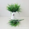 Ramo de flores artificiales de imitación 7 Horquillas 98 hojas hierba de primavera hierba de plástico decoración para el hogar sala de estar flores