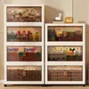Armario de Almacenamiento Plegable Multifuncional de Múltiples Capas Engrosado para Hogar, Sala de Estar, Dormitorio, Renta, Ropa, Bocadillos, Libros, Juguetes