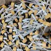 En Stock Cabezal de Bomba de Bambú de 28 Dientes para Botellas de Gel de Ducha, Cabezal de Bomba de Bambú para Loción, Tapa de Bambú de 18/20 Dientes