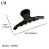 Pinza para el cabello de doble cara de estilo francés elegante en blanco y negro, de venta caliente transfronteriza, Pinza para el cabello alternativa de marca de alta gama, Pinza para el cabello para commuting