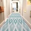 Alfombra de pasillo con espiral transfronteriza, recortable, para entrada, sala de estar, dormitorio, mesita de noche, vestíbulo