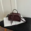 Bolsa de Mão Boston Xiaomi Estilosa para o Trabalho Feminina 2026 Outono Nova Bolsa de Ombro Único Transversal Elegante Bolsa de Mão Fashion