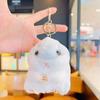 Bonito hamster de pelúcia pingente mochila mochila pequeno presente chaveiro Internet celebridade atacado boneca casal enfeites