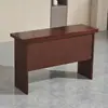 Mesa de Conferencias Rectangular Larga de Madera con Acabado de Pintura, Juego de Mesa y Sillas de Conferencias para Dos Personas, Escritorio de Entrenamiento, Escritorio de Oficina Sin Artículos Adicionales