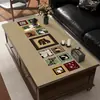 Mantel Rectangular Retro para Mesa de Café Impermeable, Resistente al Aceite, No Lavable, Anti-quemaduras, Protección de Mesa PVC, Estilo Nuevo 2026