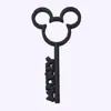 Nueva Llave Calada Serie Gato Kt Llavero Antiguo Retro Creativo DIY Colgante para Collar Bolsa Accesorios