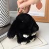 Colgante de Peluche de Conejo Lindo Imitación Accesorio de Peluche Llavero de Coche Lindo para Chicas Colgante de Bolso