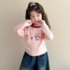 Camisa de Cuadros de Otoño para Niña 2025 Nuevo Elegante de Moda Conjunto de Camisetas para Niña Pequeña Top de Primavera y Otoño para Niños Moderno