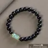 Pulsera de Madera Qinan Ailiang de Bodhisattva para Hombre y Mujer de una y doble vuelta, Joyería con Cuentas de Buda Wen Play 8mm DIY, Rosario