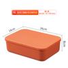 Caja de Almacenamiento de Plástico con Tapa Caja para Guardar Ropa Interior Calcetines en el Armario Contenedor para Guardar Bloques de Construcción de Juguete Cesta para Guardar Bocadillos Libros Ilustrados