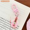 Nuevo Lindo Oso Musical Rosa Llavero Colgante Corazón de Niña Colgante Decorativo Bolso Pequeño Regalo Adornos Colgantes