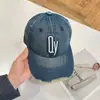 Gorra de Béisbol de Mezclilla Lavada Vintage Desgastada con Bordes Deshilachados Sombrero para el Sol Gorra Pico de Pato para Hombres Estilo Coreano para Mujeres