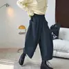 6380# Pantalones Harem Retro de Primavera y Otoño para Mujer, Estilo Japonés, Forma de Pera, Holgados, Casual, Pantalones de Rábano, Pantalones de Papá