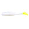 Isca de Pesca Flutuante T-Tail Verme Macio Zman 85mm 4.8g 6 Peças Isca Artificial Tpr Preto Pit Bass e Isca para Peixe Mandarim