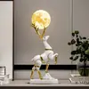 Ciervo de la Suerte Decoración para Armario de Vino Adornos Hogar Sala de Estar Mueble de TV Árbol del Dinero Regalo de Inauguración de Casa Regalo de Apertura