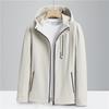 2022 primavera y otoño impermeable cortaviento softshell con capucha para hombre y mujer delgado de una sola capa para montañismo al aire libre ropa de asalto 7068