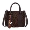 2026 Inverno Rigoroso Outono Super Quente Estampa de Leopardo Bolsa Saco Feminina Retrô Bolsa Almofada de Mão Casual Bolsa de Ombro Transversal