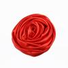 Corsage de Rosa Feito à Mão 5,5cm DIY Acessório de Cabeça de Flor de Rosa Acessórios de Vestuário Tecido de Cetim Corsage Tridimensional Feito à Mão