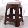 Cadeira de Plástico Espessado, Banquinho Quadrado, Banco, Banquinho Simples Doméstico, Borracha Cozida Sala de Estar Mesa de Jantar, Banquinho Alto Grande, Vela Adulta