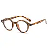 Nuevas gafas redondas vintage para mujer, decoradas con tachuelas, montura de gafas de estilo artístico de moda, gafas clásicas de moda sin graduación