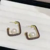 Pendientes Retro de Nicho, Pendientes, Elegantes, Estilosos para Mujer, Simples y Elegantes, Pendientes Geométricos de Alto Nivel Estilo Hong Kong, Perlas Versátiles