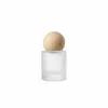 Frasco Cilíndrico de Ombro Reto Fundo Grosso 5ml Verde Claro Estoque Pronta Entrega Frasco Conta-Gotas Frasco de Óleo Essencial Sub-Frasco de Perfume Frasco de Vidro