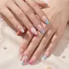Venta Caliente Transfronteriza Uñas Portátiles Sensación de Alta Gama Flor Goteo de Pegamento Estilo Isla Europeo y Americano Uñas Artísticas Chica Picante Puntas de Uñas En Stock Al Por Mayor
