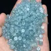 Contas de Ábaco Azul Gelo de Alta Qualidade 6mm Contas Soltas Atacado Acessórios DIY Pulseira Colar Contas Espaçadoras Joias de Jade