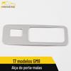 Adequado para 17 GM8 maçaneta do porta-malas moldura decorativa GM8 caixa da bagageira fivela alça de mão aperto de mão remendo brilhante