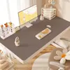 Mantel Individual Personalizado, Color Sólido, Simple, Lujo Ligero, Sensación de Alta Gama, Protector de Escritorio, Impermeable, Resistente al Aceite, Lavable, Escritorio de Estudio, Mesa de Té